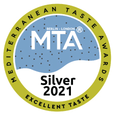 Silver award for the Nefeli Halkidiki green olives marinated with lemon, garlic and rosemary